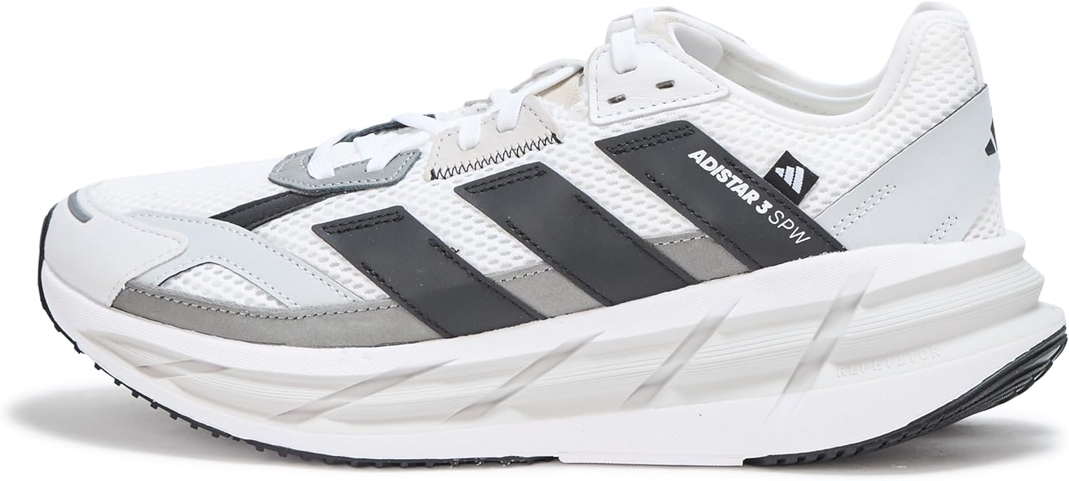 Мужские кроссовки Adidas Adistar 3, белый/черный/серый — фото 2