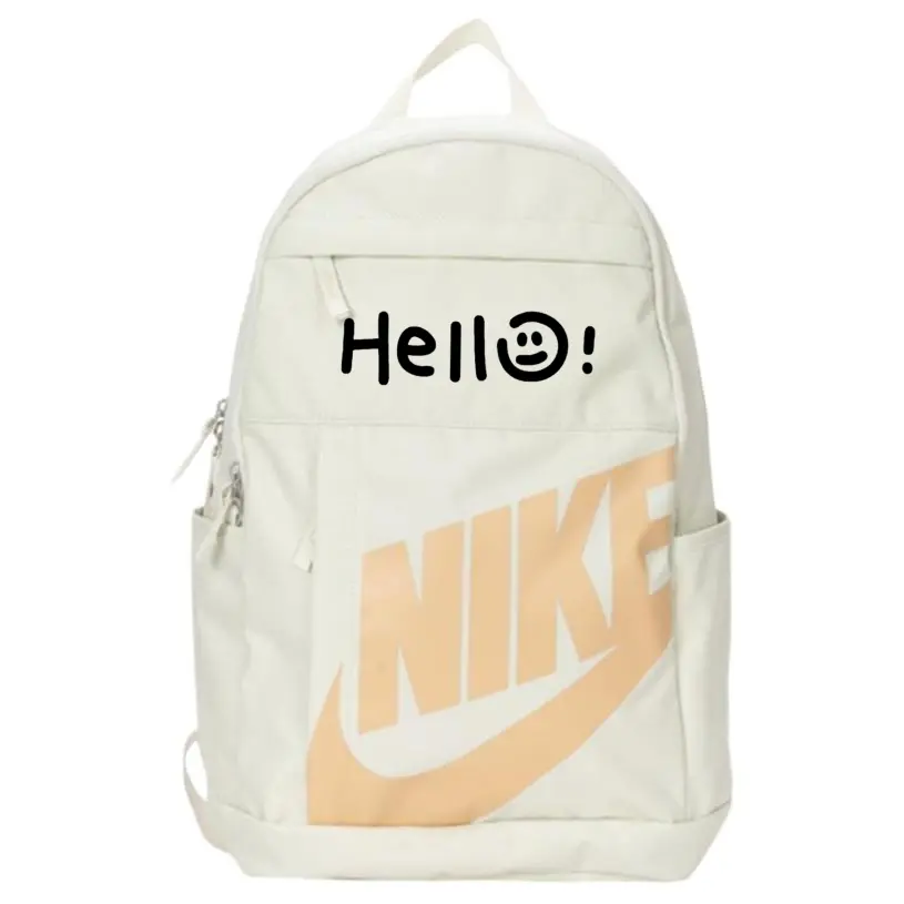 

Nike Тканевый рюкзак унисекс белый, Hello