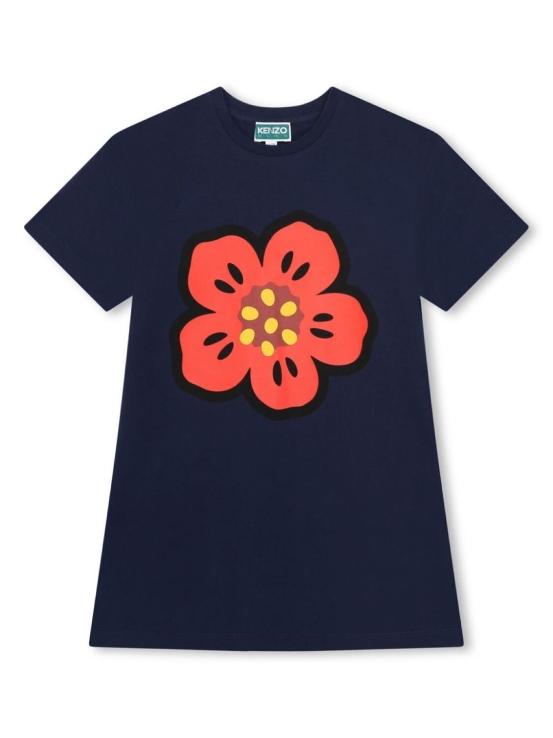 

Kenzo Kids платье с принтом Boke Flower, синий