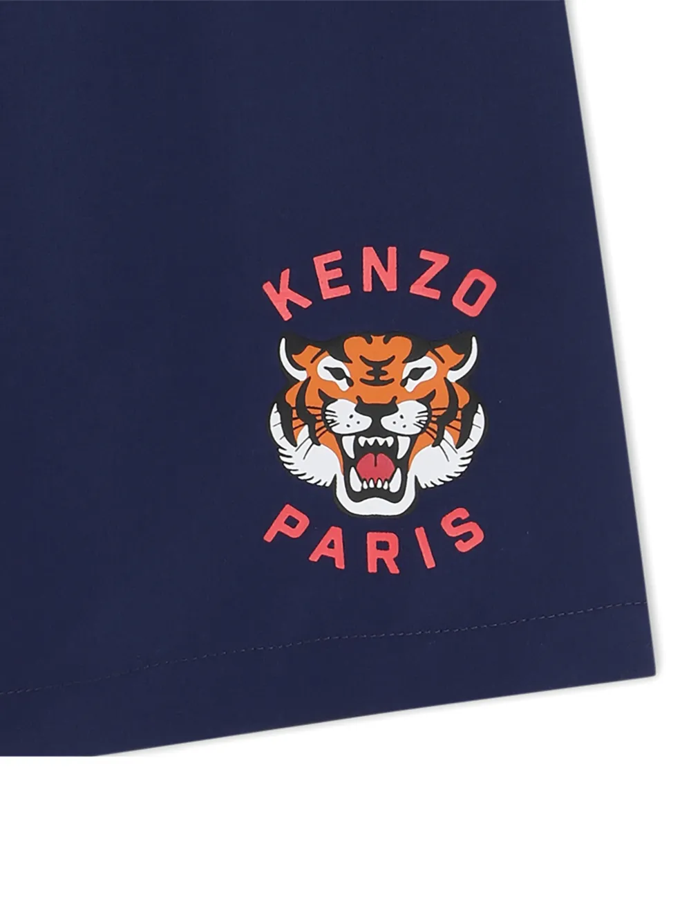 Плавательные шорты с логотипом Kenzo Kids, синий — фото 3