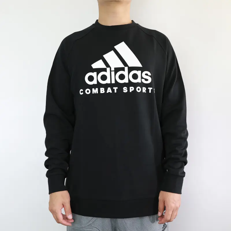 Свитшот унисекс белый с логотипом Adidas — фото 4