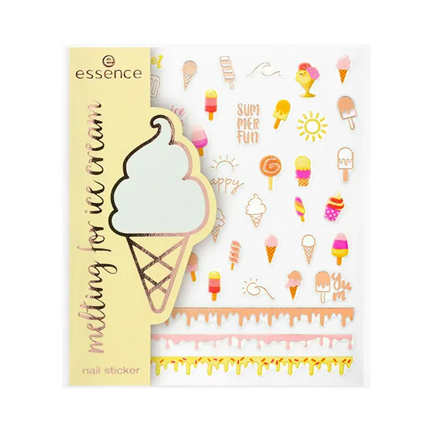 

Украшение ногтей Melting Ice Cream Pegatinas Para Uñas Essence, 1 UD