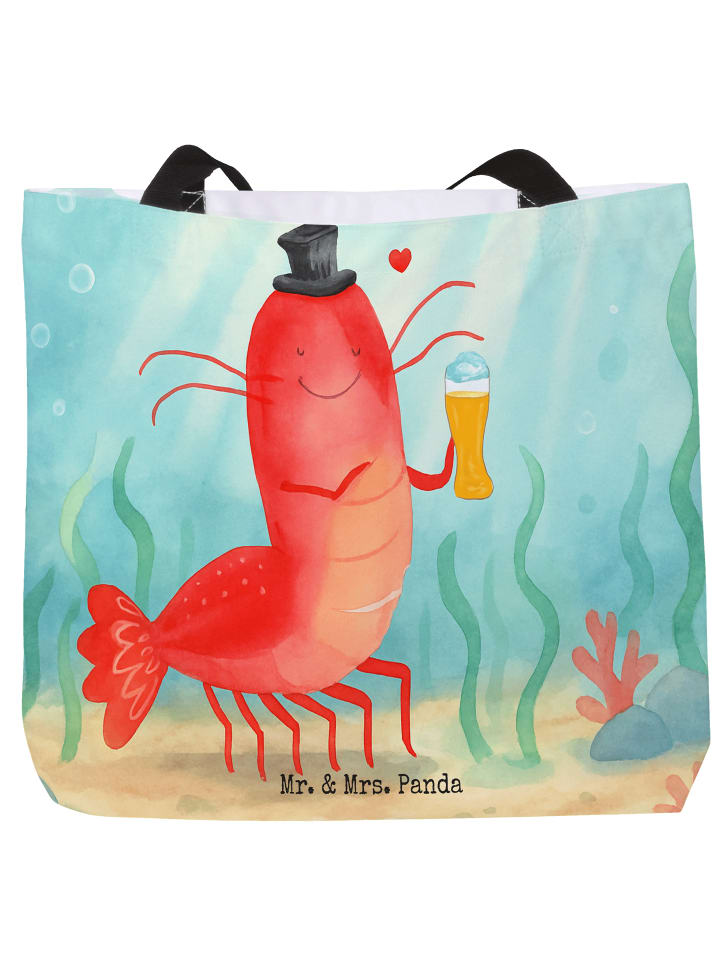 

Mr. & Mrs. Panda Дорожная сумка с дизайном «Лобстер Пшеница» без слогана, белого цвета