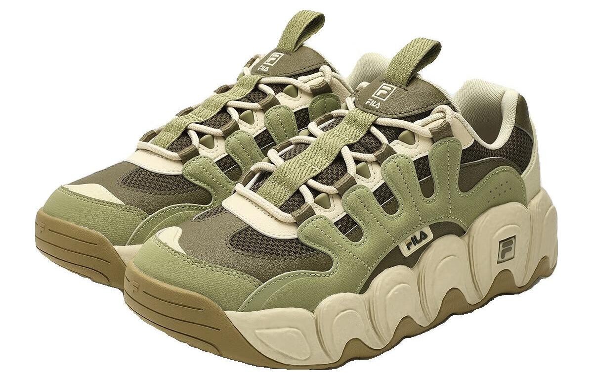 Мужские массивные кроссовки FILA, Olive Green — фото 4