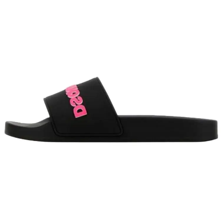 DSQUARED 2 Женские шлепанцы с тисненым логотипом Dsquared2