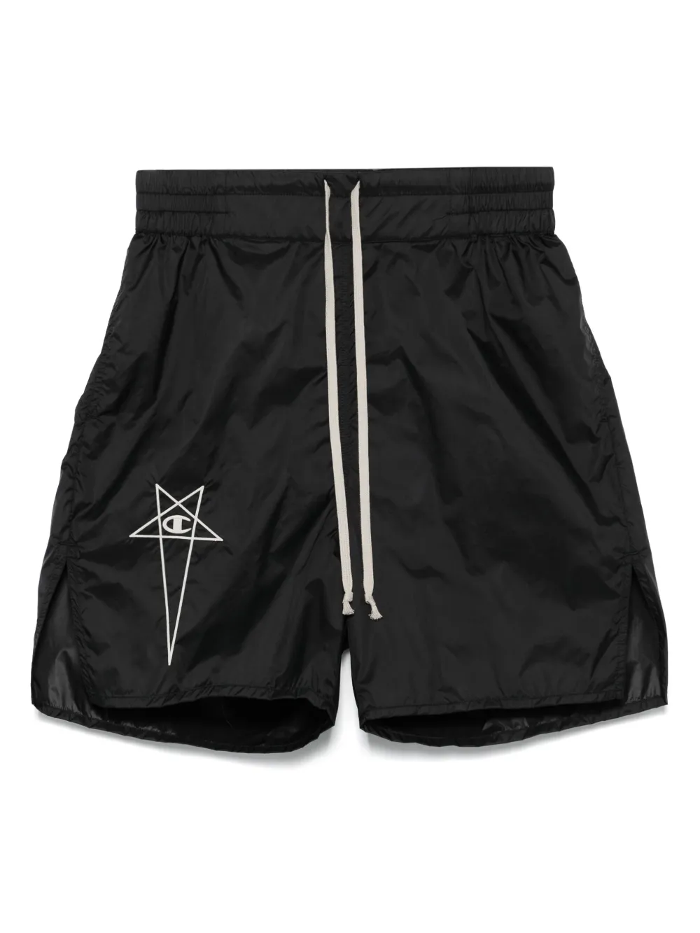 

Бермуды с вышитым логотипом Rick Owens X Champion, черный