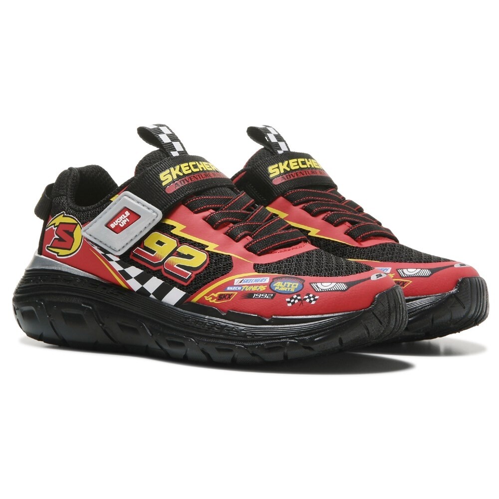 

Детские кроссовки Skech Tracks Little/Big Kid Skechers, черный