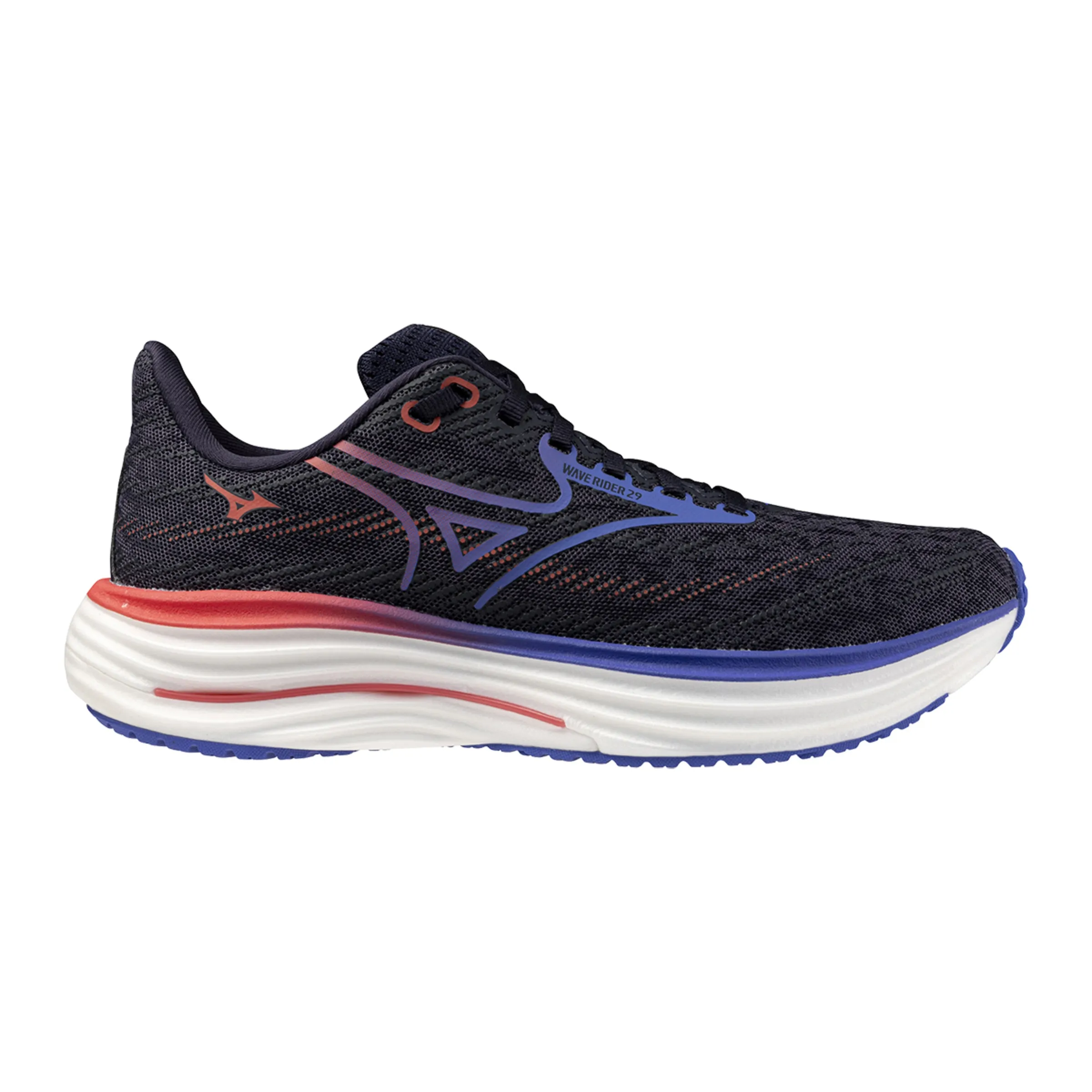 

Беговые кроссовки WAVE RIDER 29(W) Mizuno, темно-серый/розовый