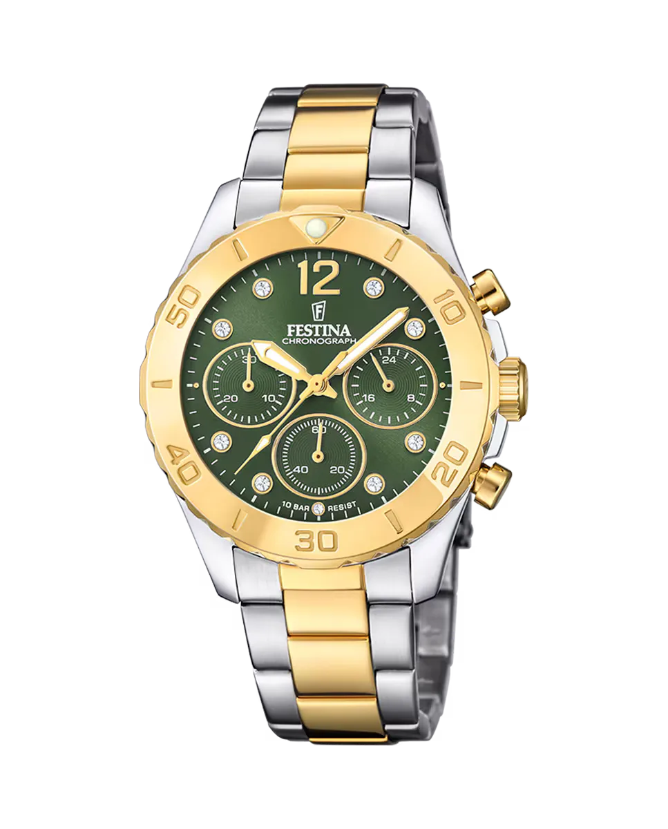 

F20604/2 Женские часы Boyfriend из разноцветной стали Festina, мультиколор