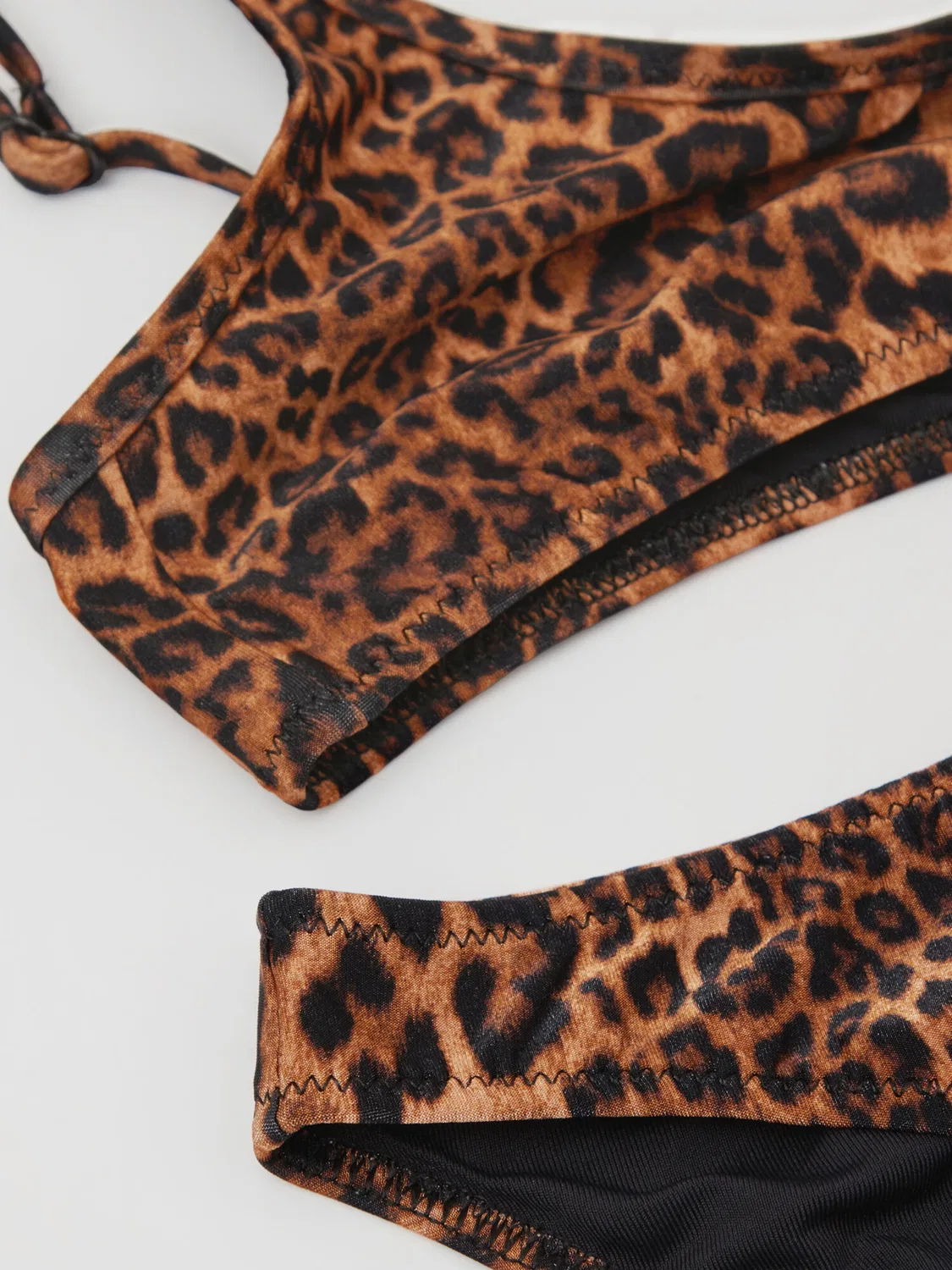 Calzedonia Бикини-бандо Wild Animalier коричневого цвета — фото 4