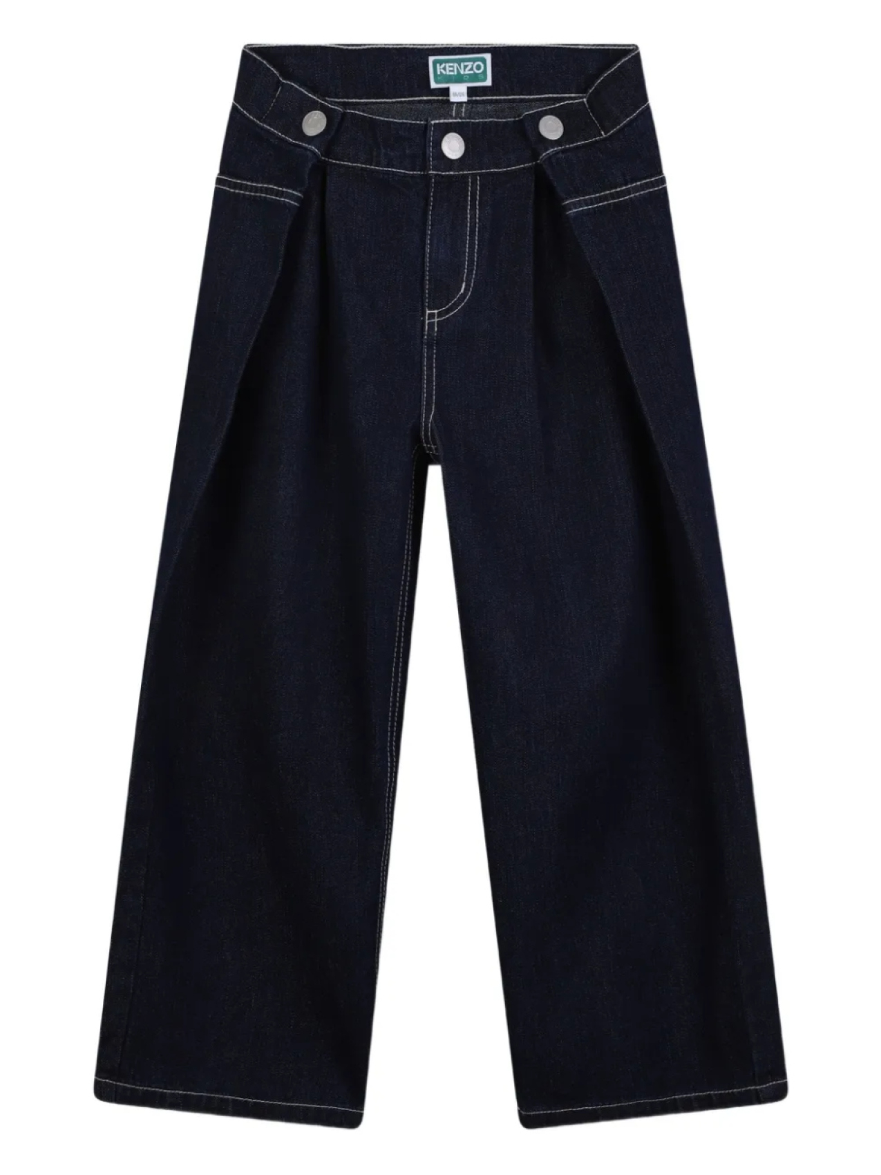 

Kenzo Kids джинсы со складками, синий