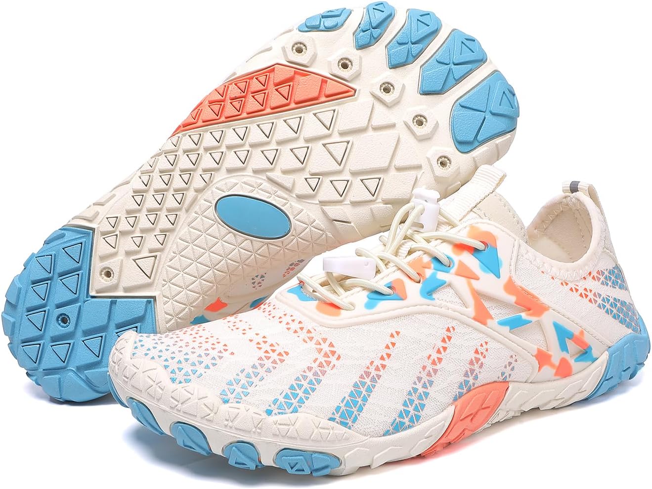 

Походные ботинки для босого хода для женщин и мужчин, дышащие, нескользящие, спортивная обувь для ходьбы по земле, с широким носком, обувь для водных видов спорта, для катания на лодках, скалолазания, ходьбы, унисекс Baxtayel, бежевый