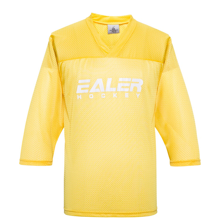 

He Jiagong Детская хоккейная майка, тренировочная форма, командная одежда, желтая XP007 (сетка), универсальный размер, YG (детский вратарь)