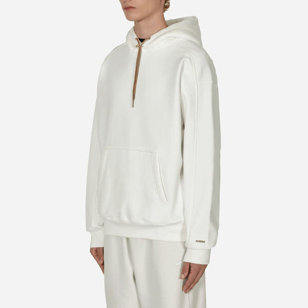 Толстовка x jacquemus le hoodie 'off white' Nike, белый — фото 4
