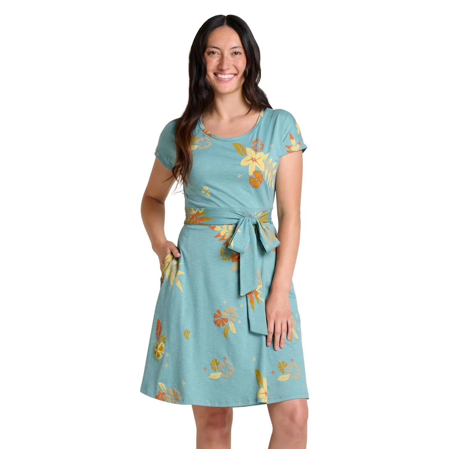 

Платье-халат Cue женское Toad&Co, Mineral Lg Floral Print