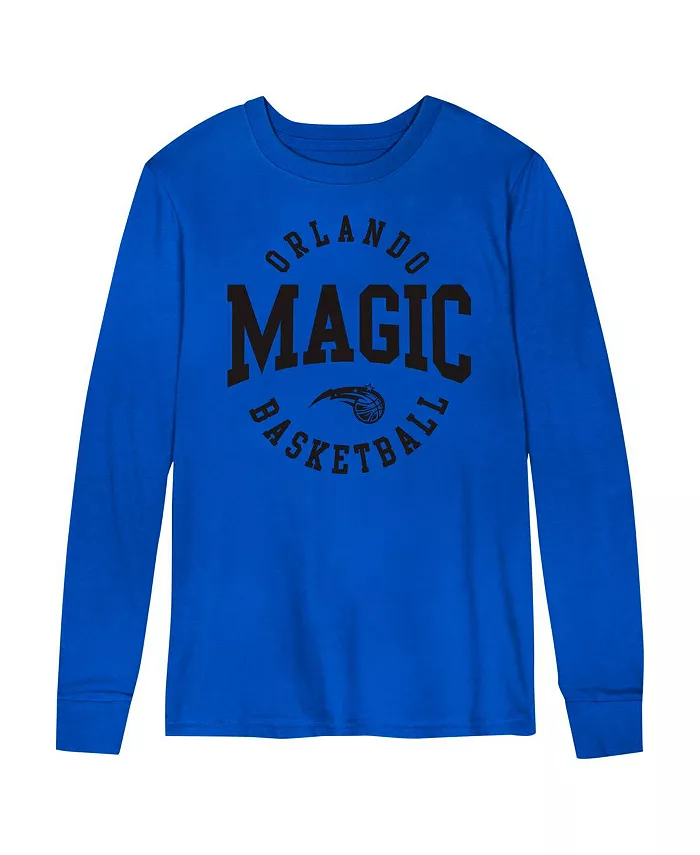 

Детская футболка с длинным рукавом Orlando Magic Around the Block синего цвета Outerstuff