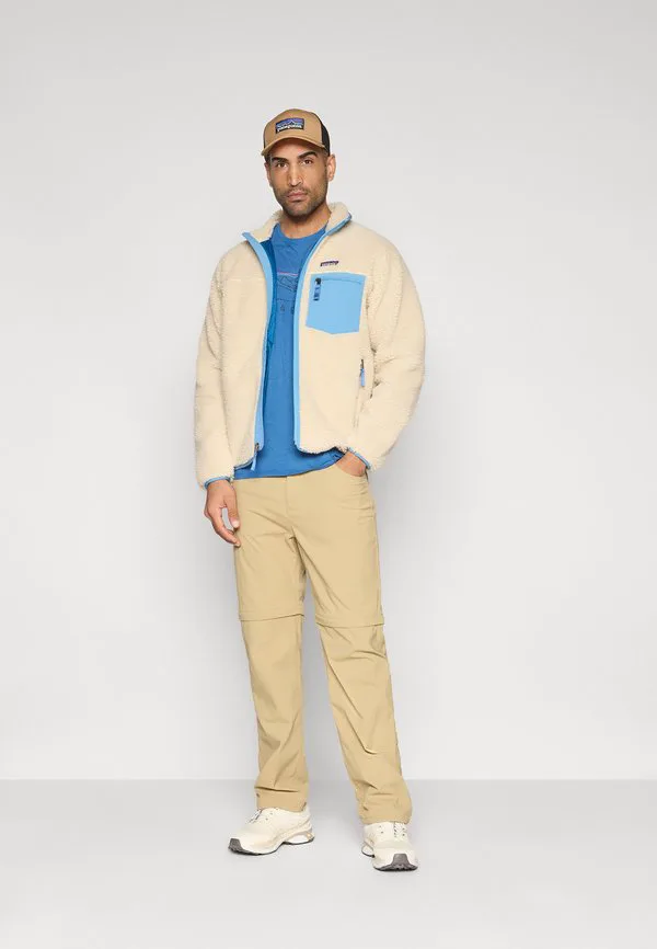 Классическая флисовая куртка retrox Patagonia, Dark Natural/Shore Blue — фото 2