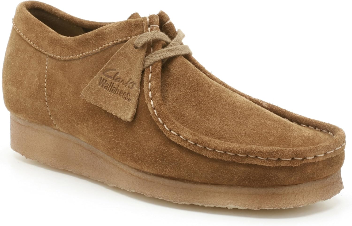 Мокасины Clarks Wallabee из натуральной кожи на шнуровке, 8.5 Chorus Suede — фото 2