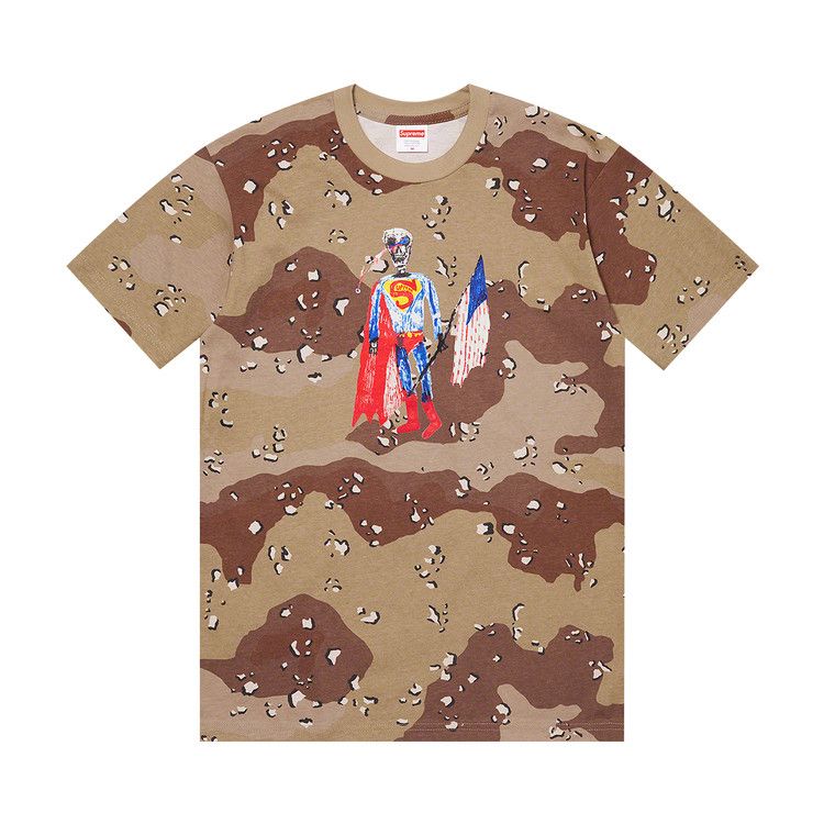 

Футболка Supreme Skeleton Tee 'Chocolate Chip Camo'