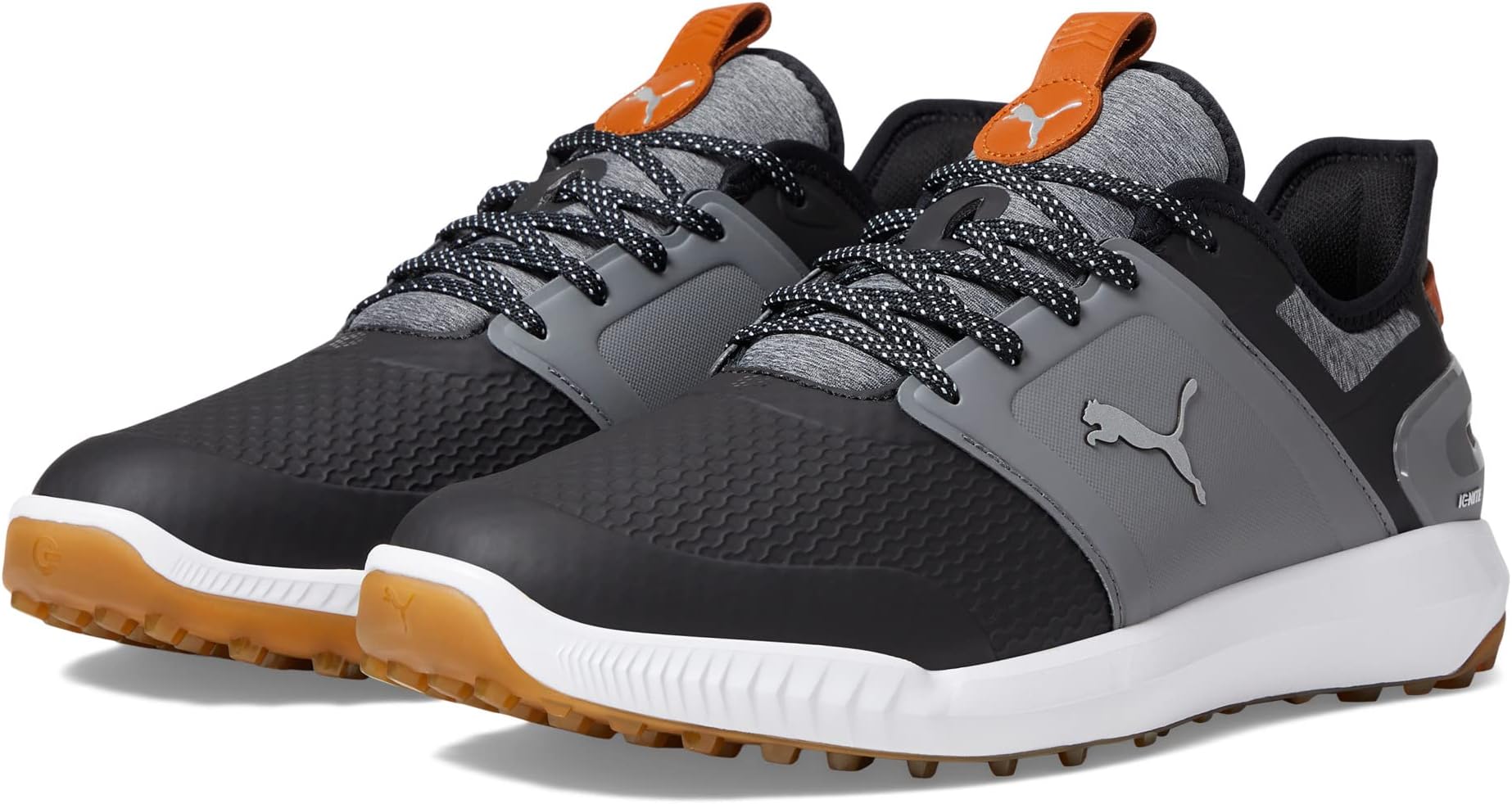 

Кроссовки PUMA Golf Ignite Elevate Golf Shoes, цвет Puma Black/Quiet Shade/Gum