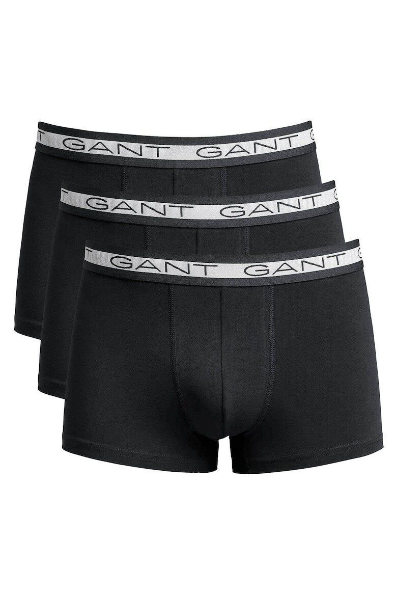 

Боксеры с логотипом, 3 пары Gant, черный