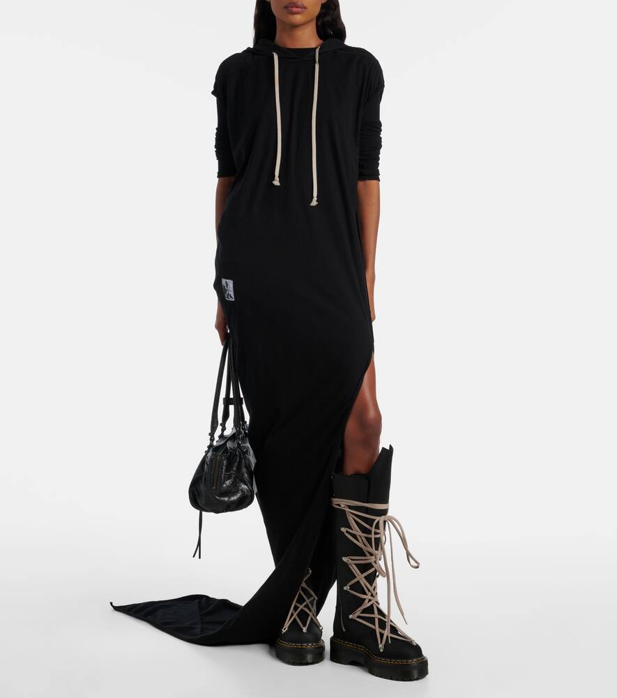 Ботинки Dr. Martens 1B60 Quad Sole Pentalace до колена Rick Owens, Black — фото 3