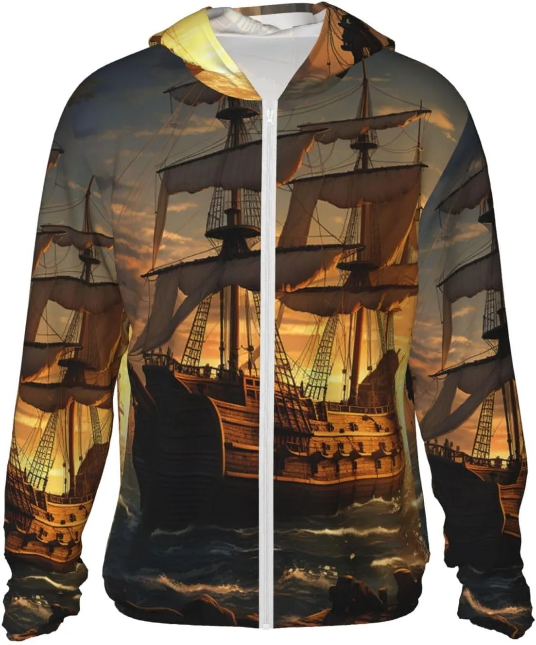 

Мужская куртка с защитой от солнца UPF 50+ HJTRW