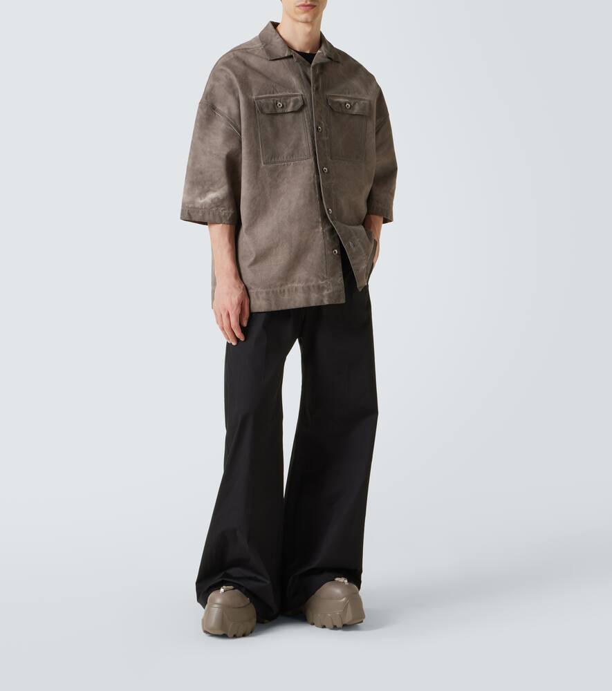 Футболка drkshdw magnum tommy из хлопка Rick Owens, Dust — фото 2