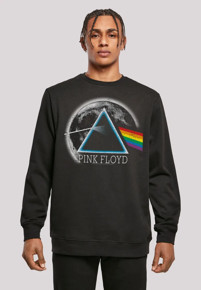 

F4NT4STIC Толстовка "Pink Floyd Dark Side of The Moon Distressed Moon", принт, черный