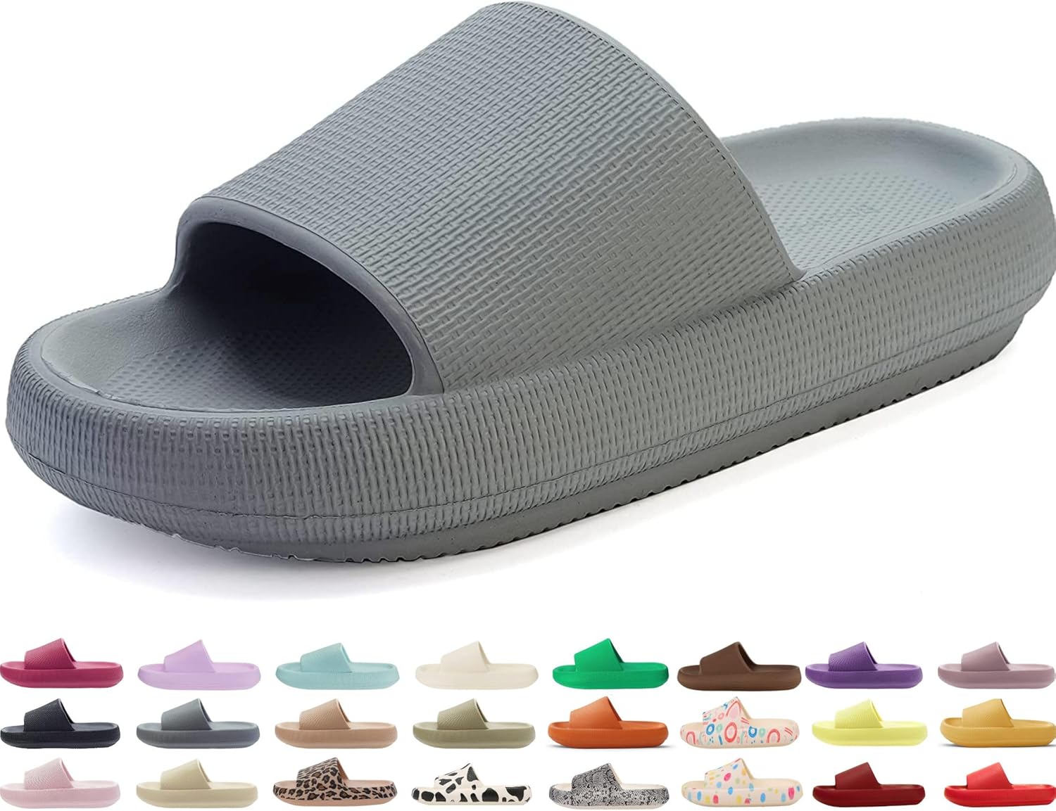 

Тапочки-подушки GARDMA для женщин и мужчин, серый