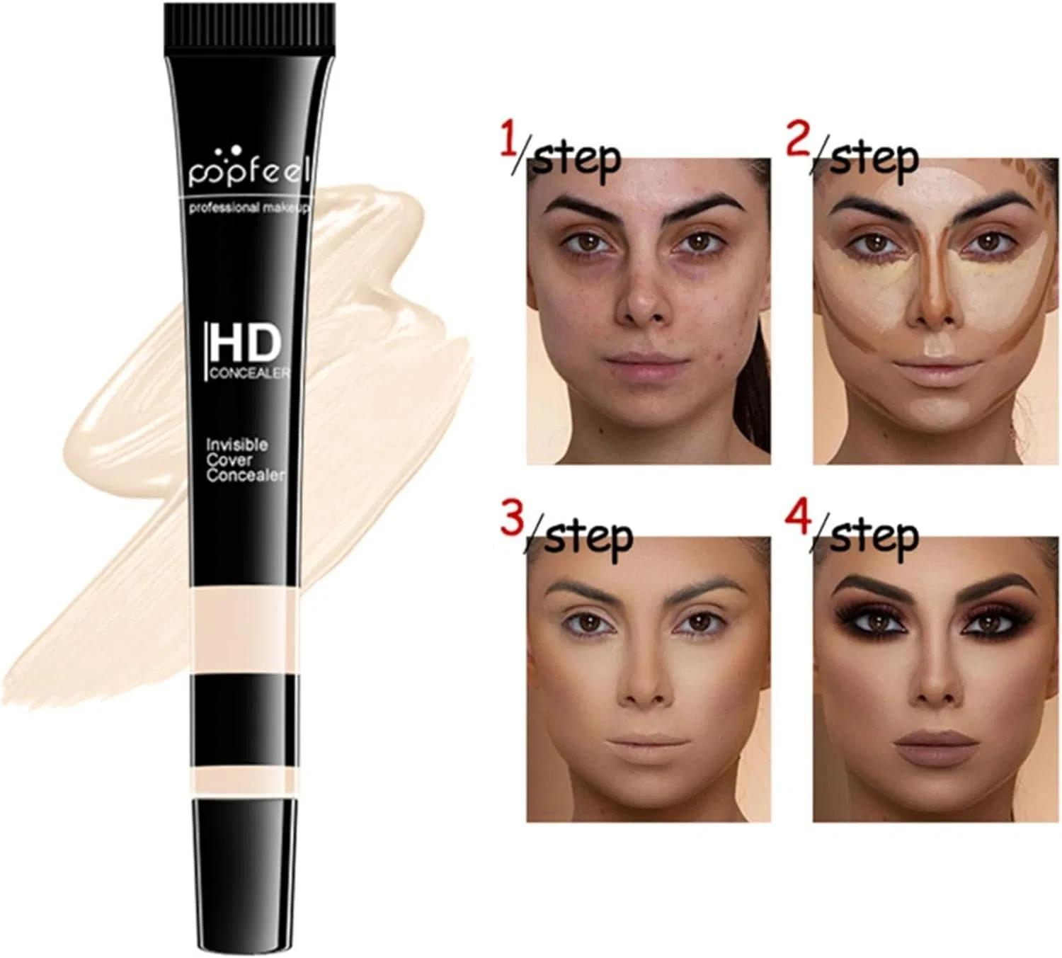 Набор косметики POPFEEL Christmas Cosmetics Set, 24 предмета, многоцветный Pretty Rabbit Piaoliangtu — фото 4