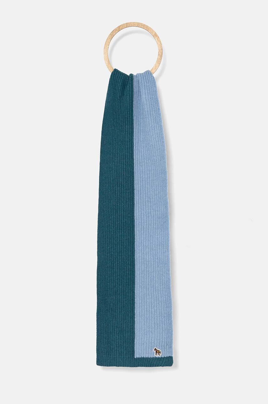 

PS Paul Smith шерстяной шарф, бирюзовый