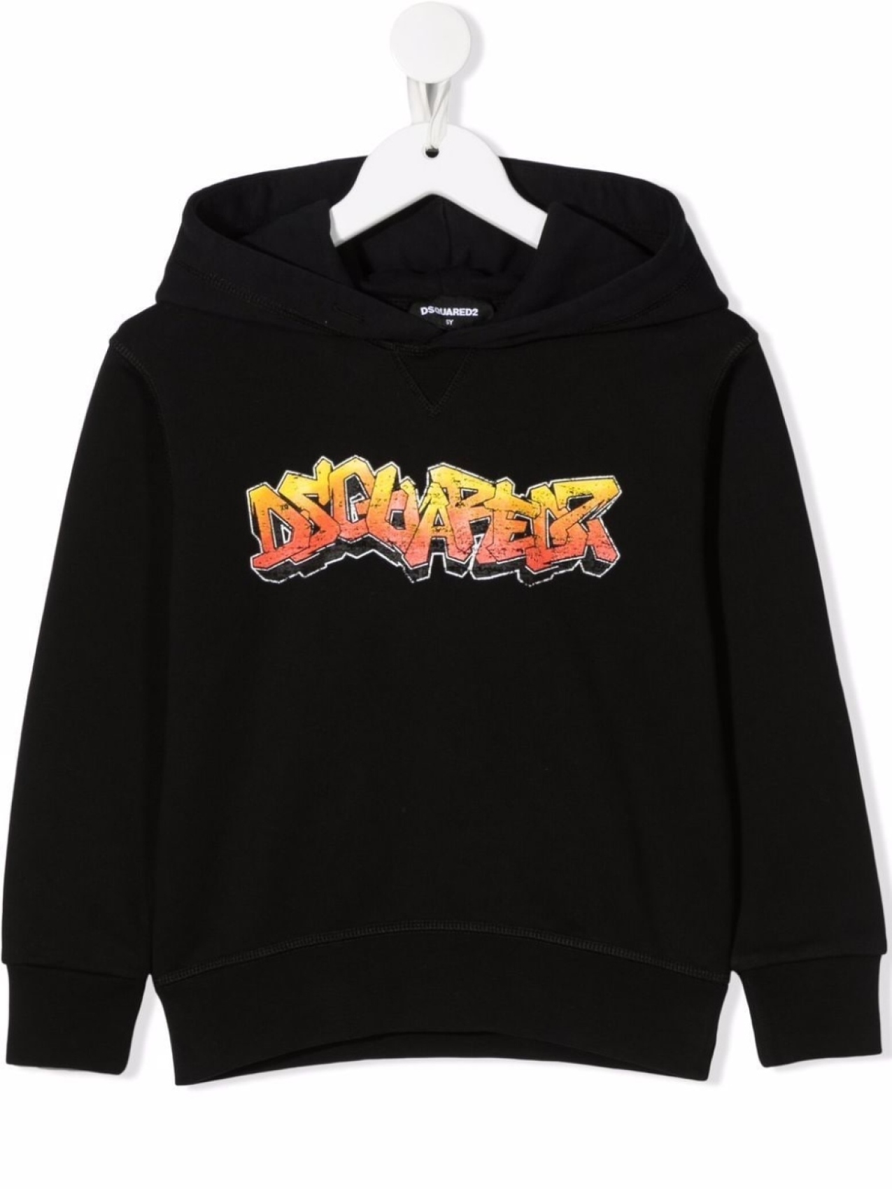 

DSQUARED2 KIDS худи с принтом граффити, черный