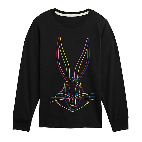 

Футболка с длинным рукавом Looney Tunes Bugs Bunny для мальчиков 8-20 Licensed Character