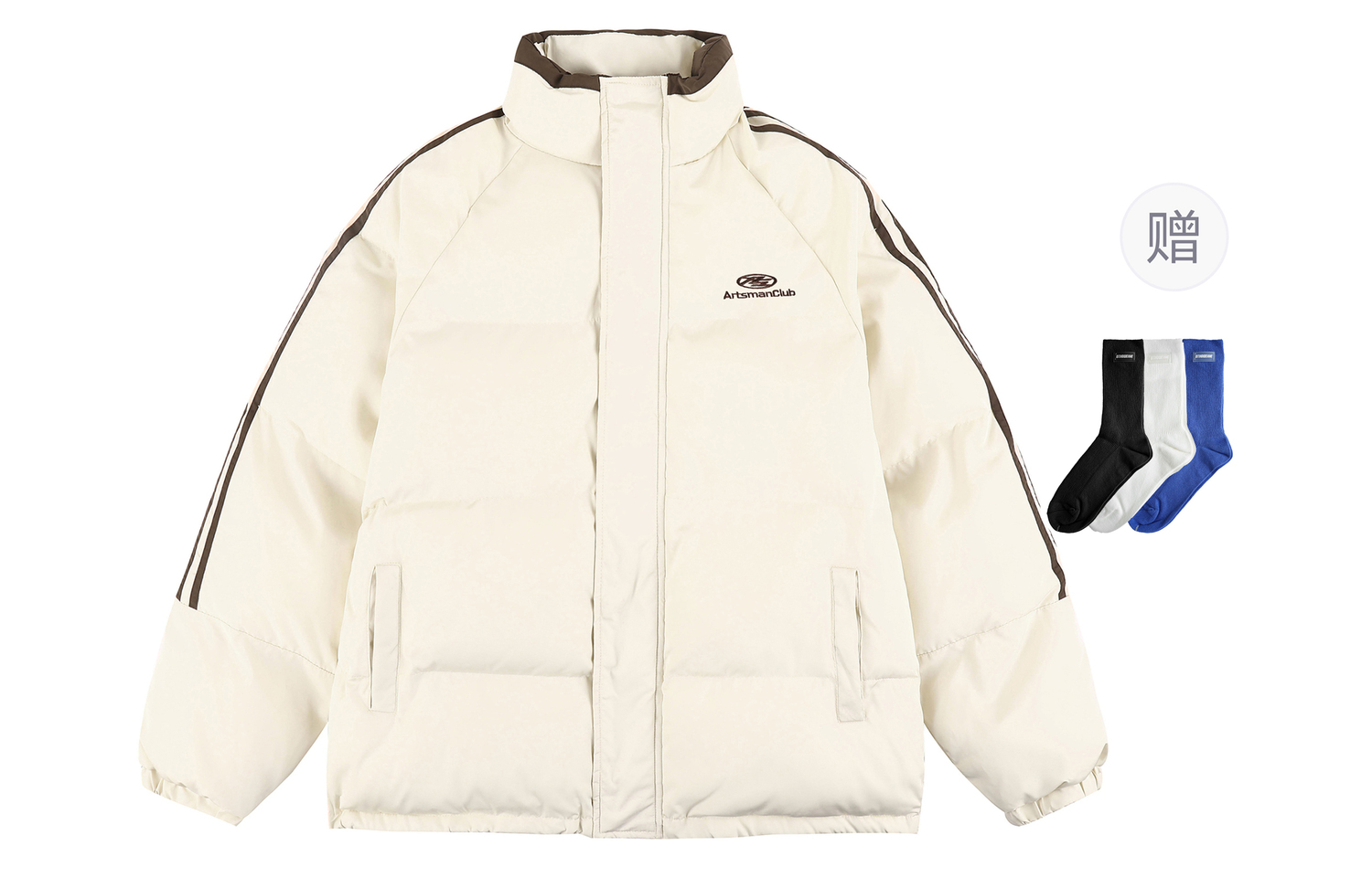 

ARTSMAN Зимняя пуховая куртка унисекс, Apricot