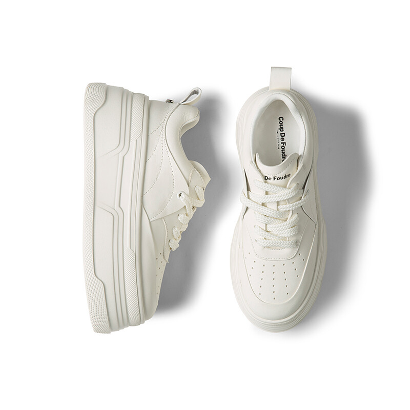 Кеды Coup De Foudre Skateboard Shoes Women's Low-Top, белый — фото 4