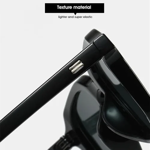 

Квадратные солнцезащитные очки конфетных цветов для женщин, ретро-очки с заклепками для мужчин, модные оранжевые солнцезащитные очки UV400 MTZJH, Blue Stripe Blue