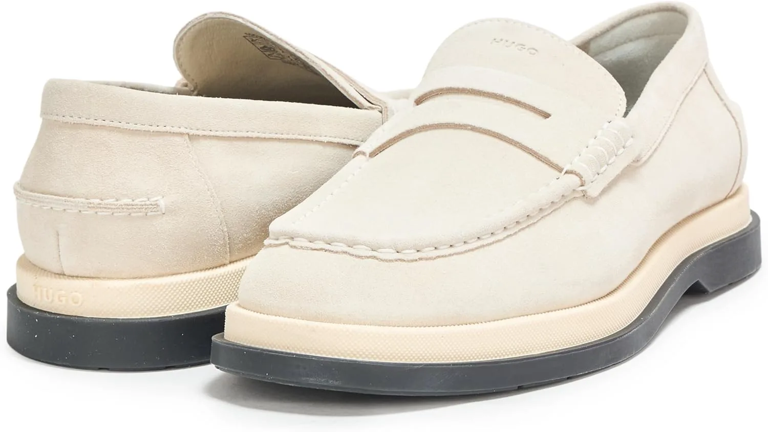 Мокасины-лоаферы Hugo Mens Chaol Suede, кремовый — фото 3
