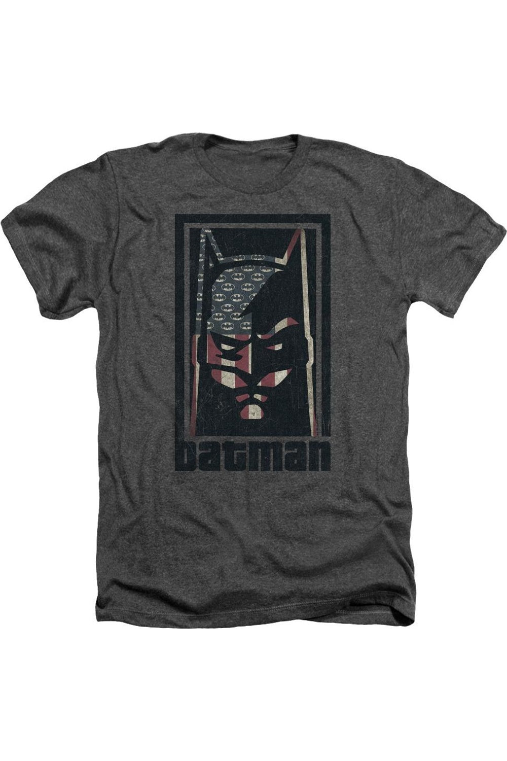 

Футболка / футболка Batman American Batman для взрослых Heather Gildan, цвет charcoal