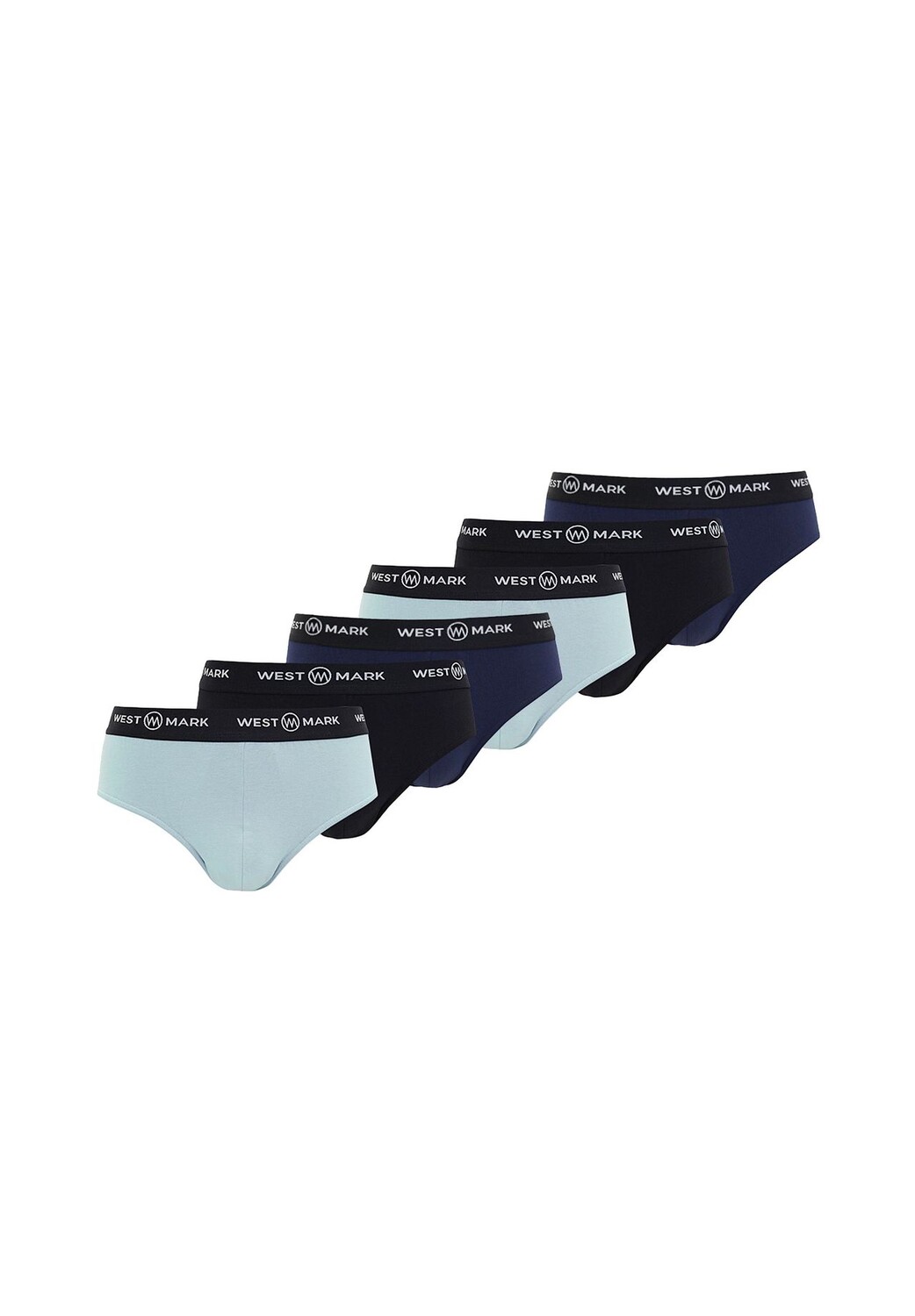

Трусы/трусы Logan, упаковка 6 шт WESTMARK LONDON, цвет Black Navy Blue