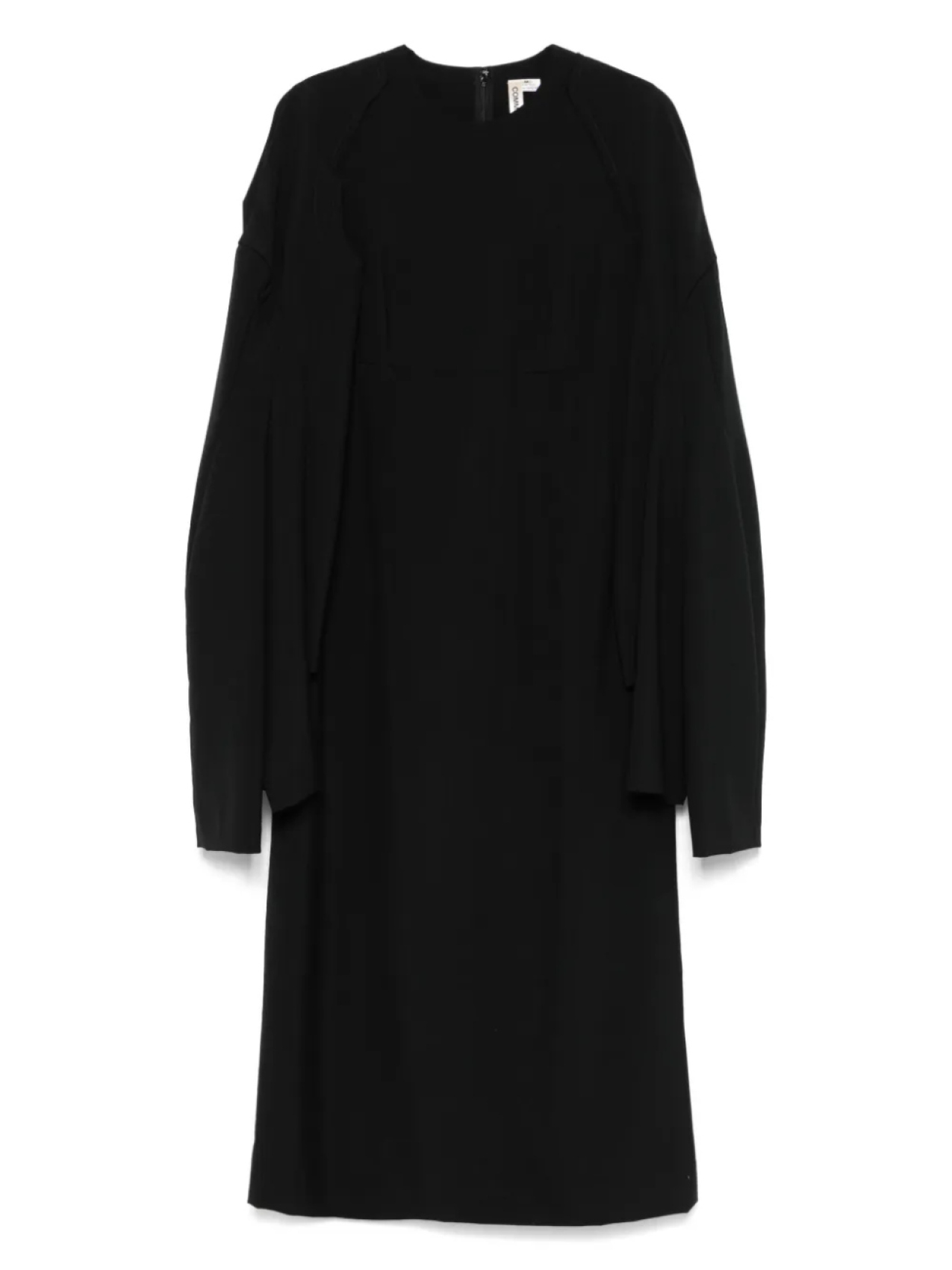 

Шерстяное платье Comme Des Garçons, черный