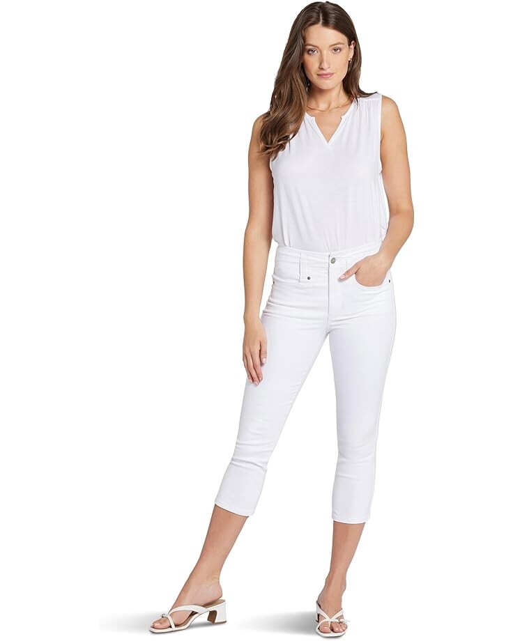 

Джинсы NYDJ High-Rise Ami Skinny Capri, цвет Optic White