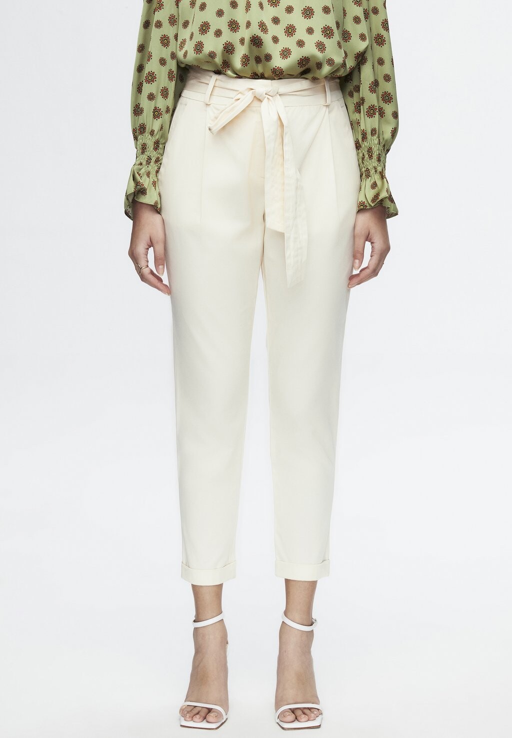 

Брюки WAIST BELTED PLEATED adL, цвет beige