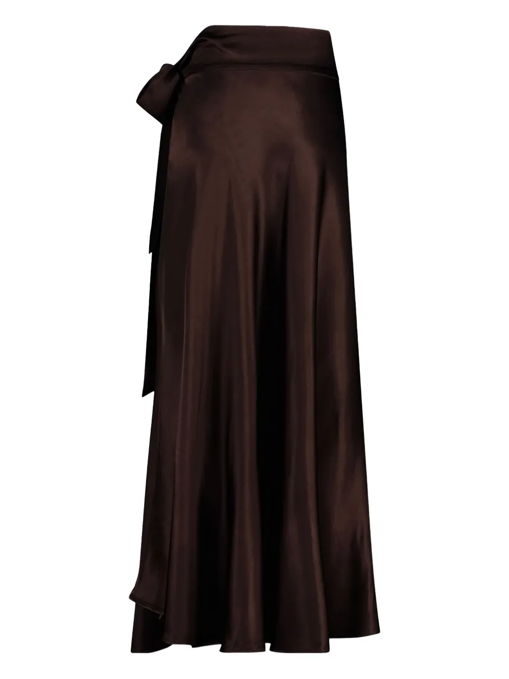 

Атласное платье Hazel с запахом VIVEH, коричневый