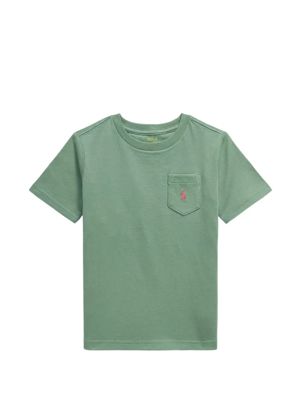 Хлопковая футболка Polo Ralph Lauren Kids, зеленый