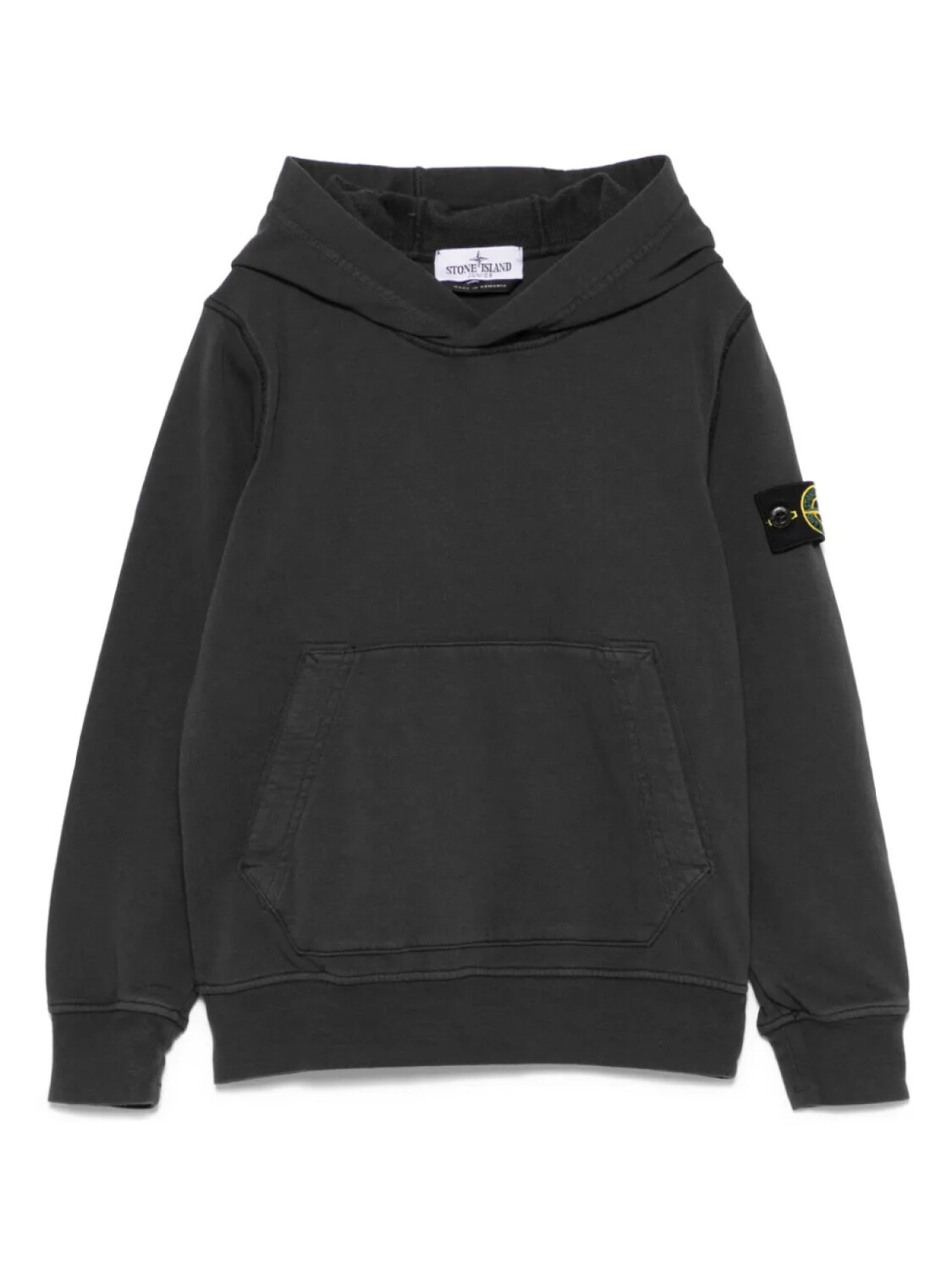 

Stone Island Junior худи из джерси, серый