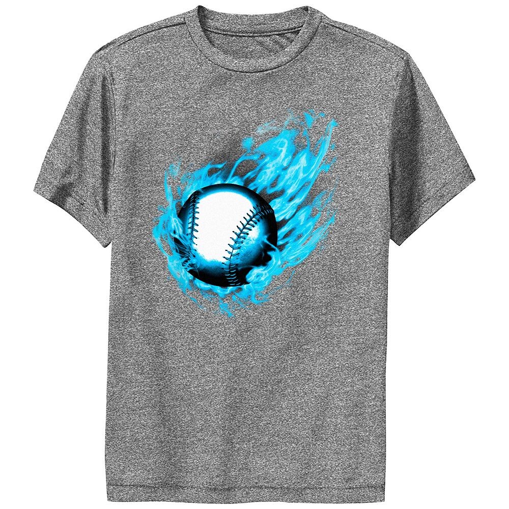 

Бейсбольная футболка Fireball Performance для мальчиков с графическим рисунком Licensed Character, цвет Charcoal Heather