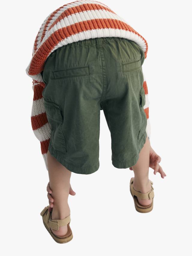 

Детские шорты Artemis Bermuda с хлопковым поясом на шнурке The New Society, Forest