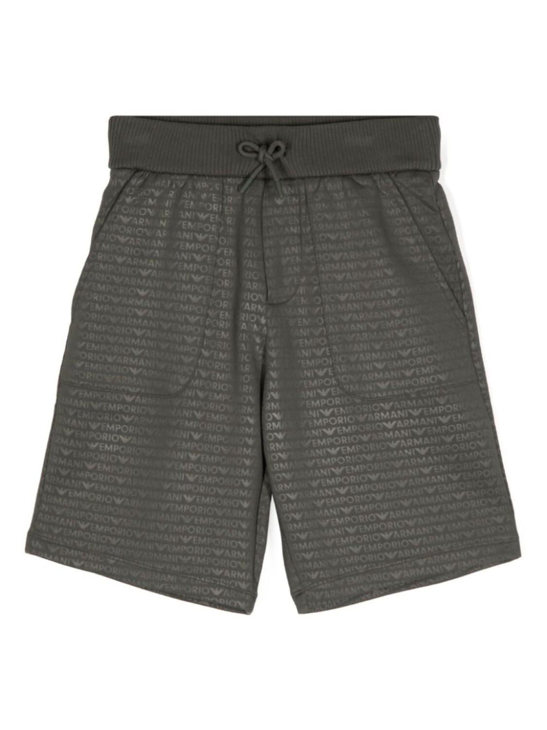 

Emporio Armani Kids шорты с монограммой, зеленый