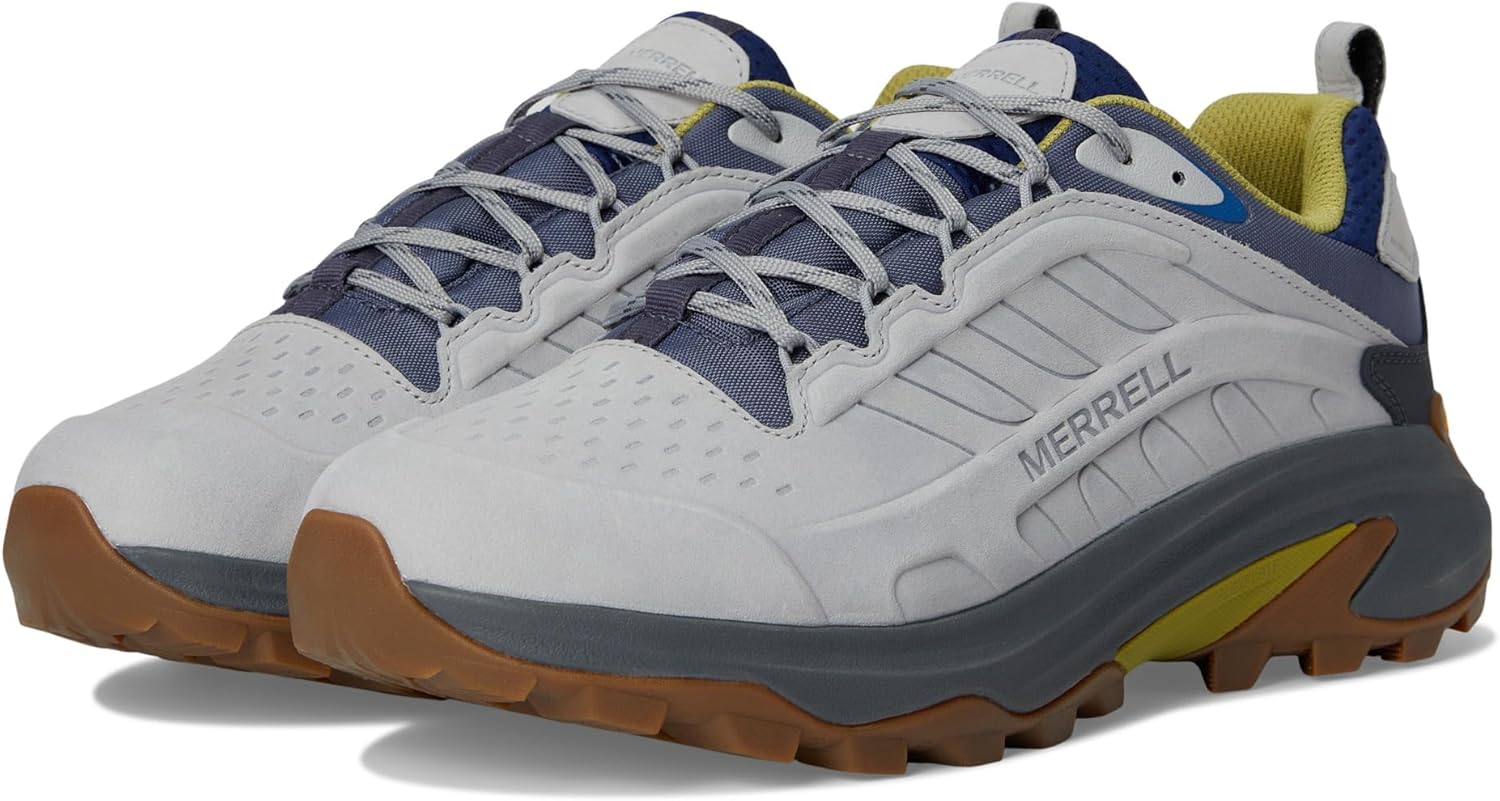 Мужские водонепроницаемые кожаные кроссовки Merrell Moab Speed 2, Pigeon